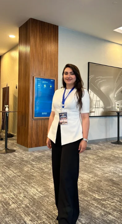 Aygün Ocaqzadə Asiya üzrə Beyin və Neyroelm Konqresində, Radisson Hotel Baku